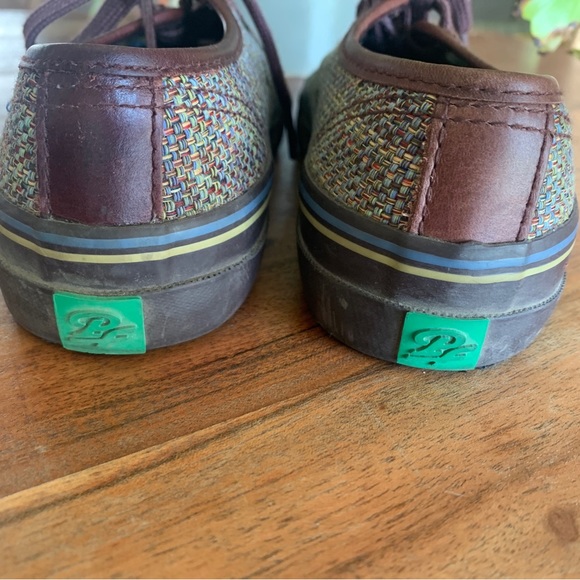 PF Flyers Sneakers Womens Sz 6 Low Top Casual Shoes Woven Multicolor - Picture 6 of 9